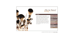 Desktop Screenshot of elleaunaturelbeauty.com